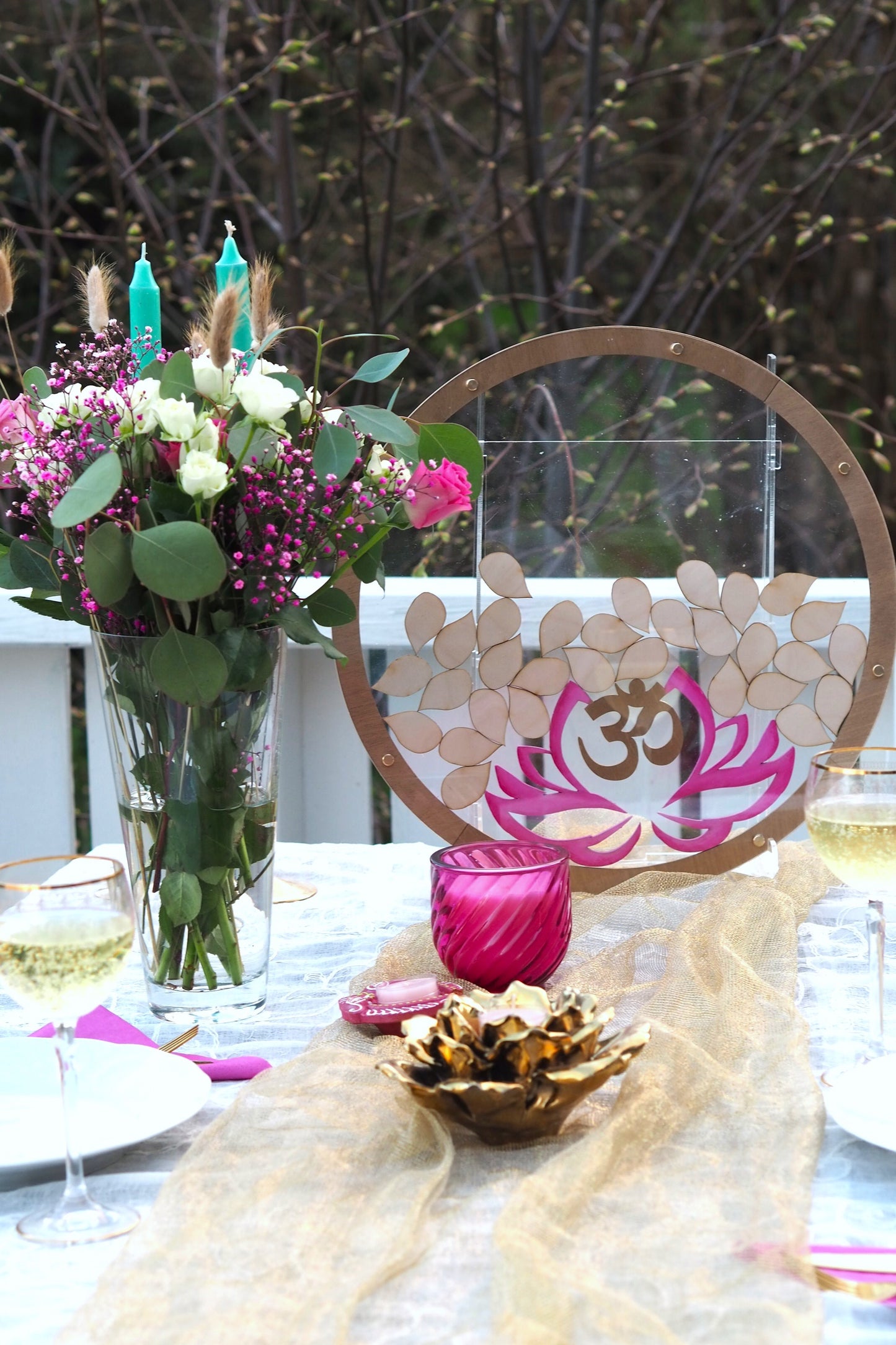 Ohm med Lotus blomst